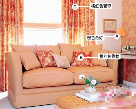 巧用色彩搭配 調配出溫暖客廳