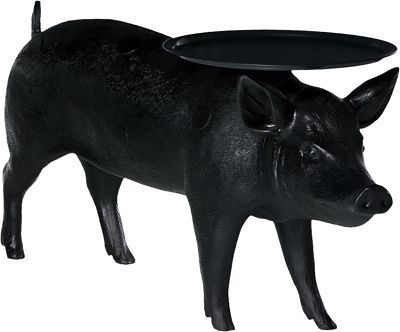 動物系列 豬充當侍者