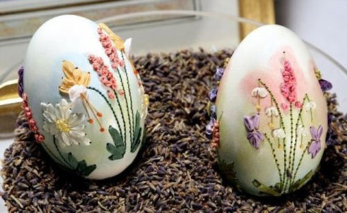 雞蛋殼也有春天 DIY變身精美家居藝術品